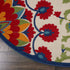 Red and Multicolor Indoor Outdoor Runner Rug